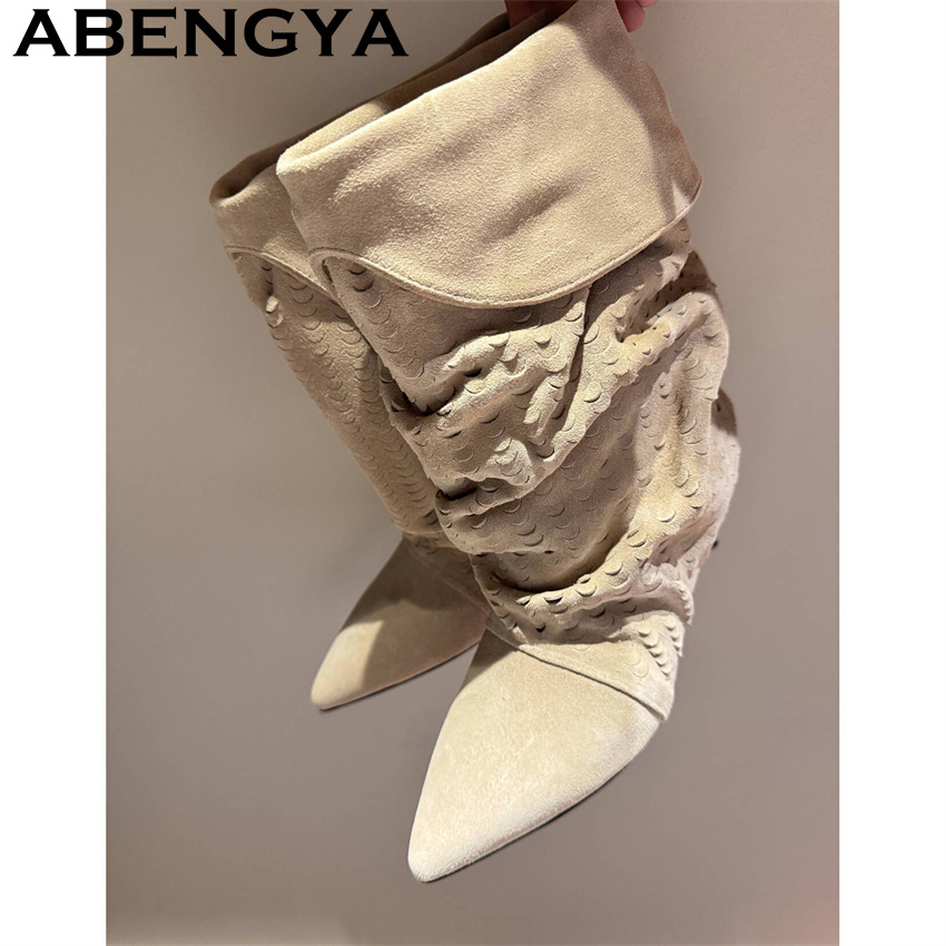 Winter Ethnic Fashion For Women - Women's Mid Calf Short Boots 2026
