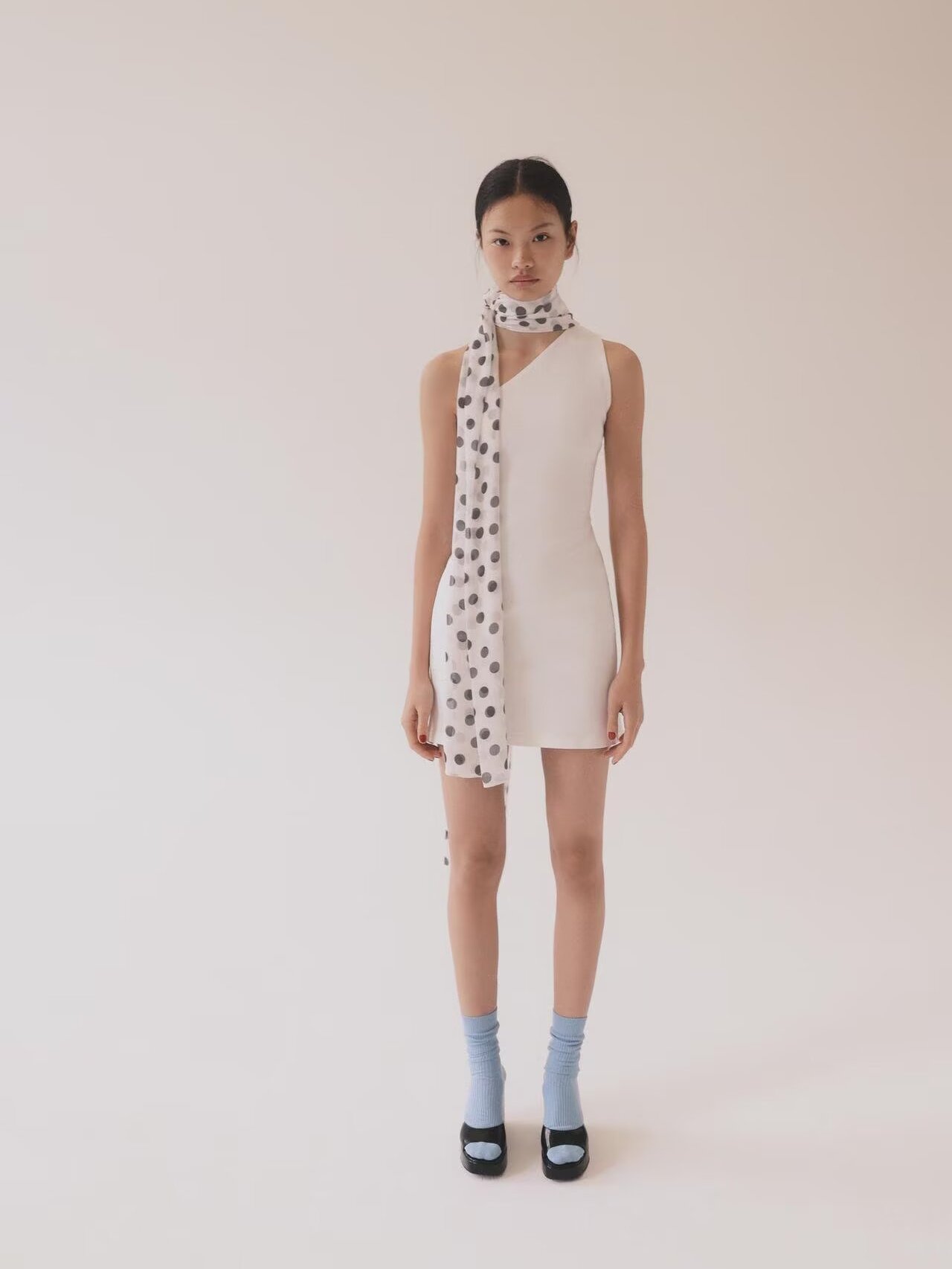 Ethnic Gown - Summer New Arrival Polka Dot Scarf