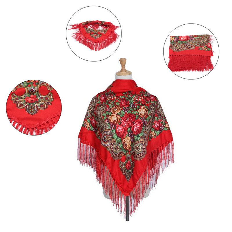 Retro Printed Scarf Winter Boh - огляд і ціна Winter Ethnic Fashion For Women