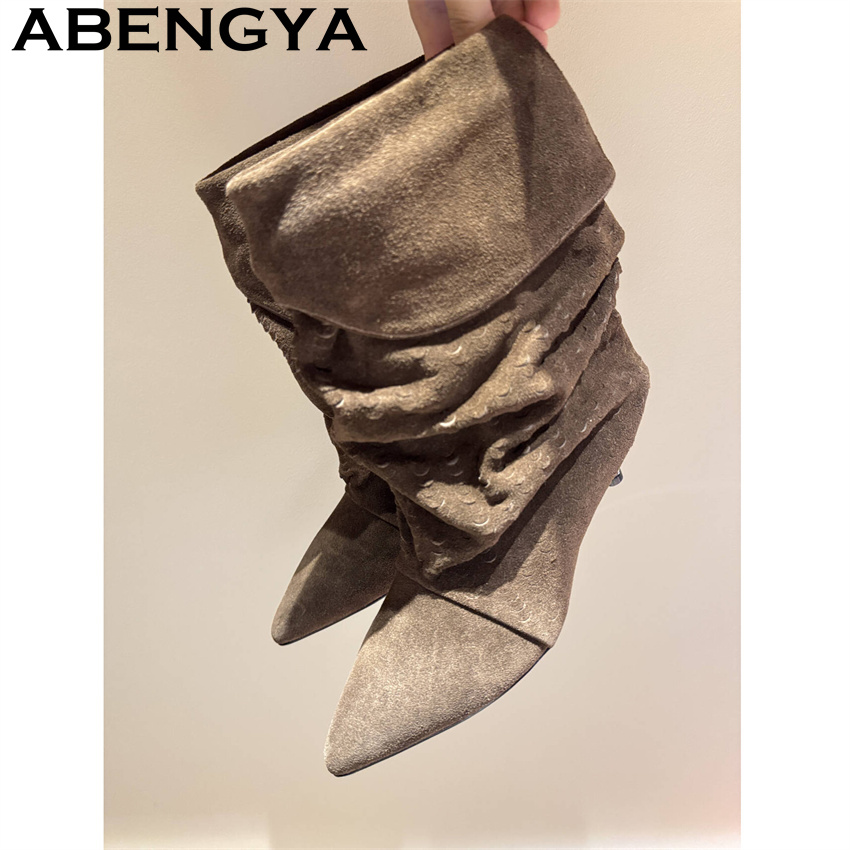 Women's Mid Calf Short Boots 2 - огляд і ціна Winter Ethnic Fashion For Women