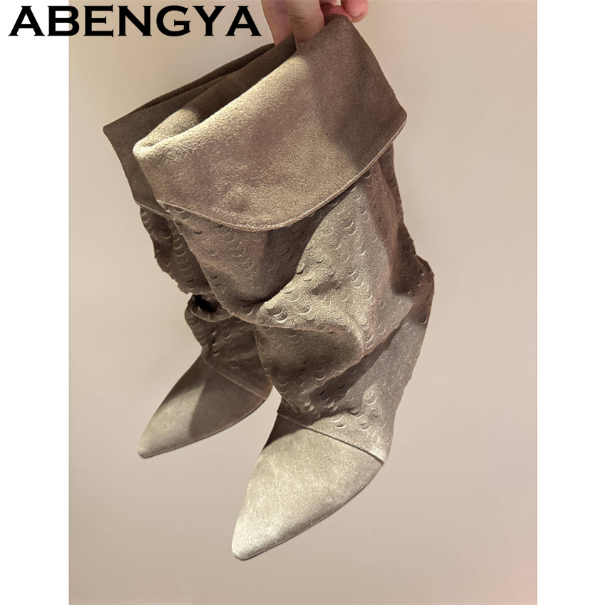 Women's Mid Calf Short Boots 2 - огляд і ціна Winter Ethnic Fashion For Women