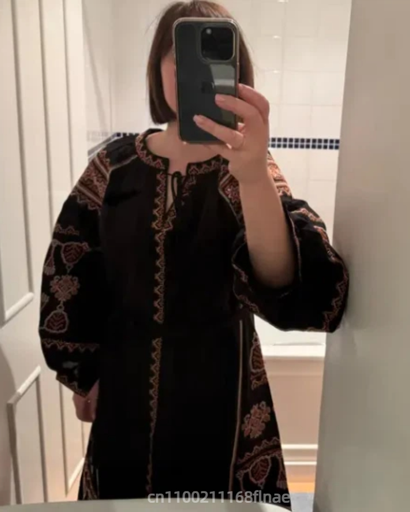 European Retro Ethnic Style Dr - огляд і ціна Ethnic Fashion Clothing