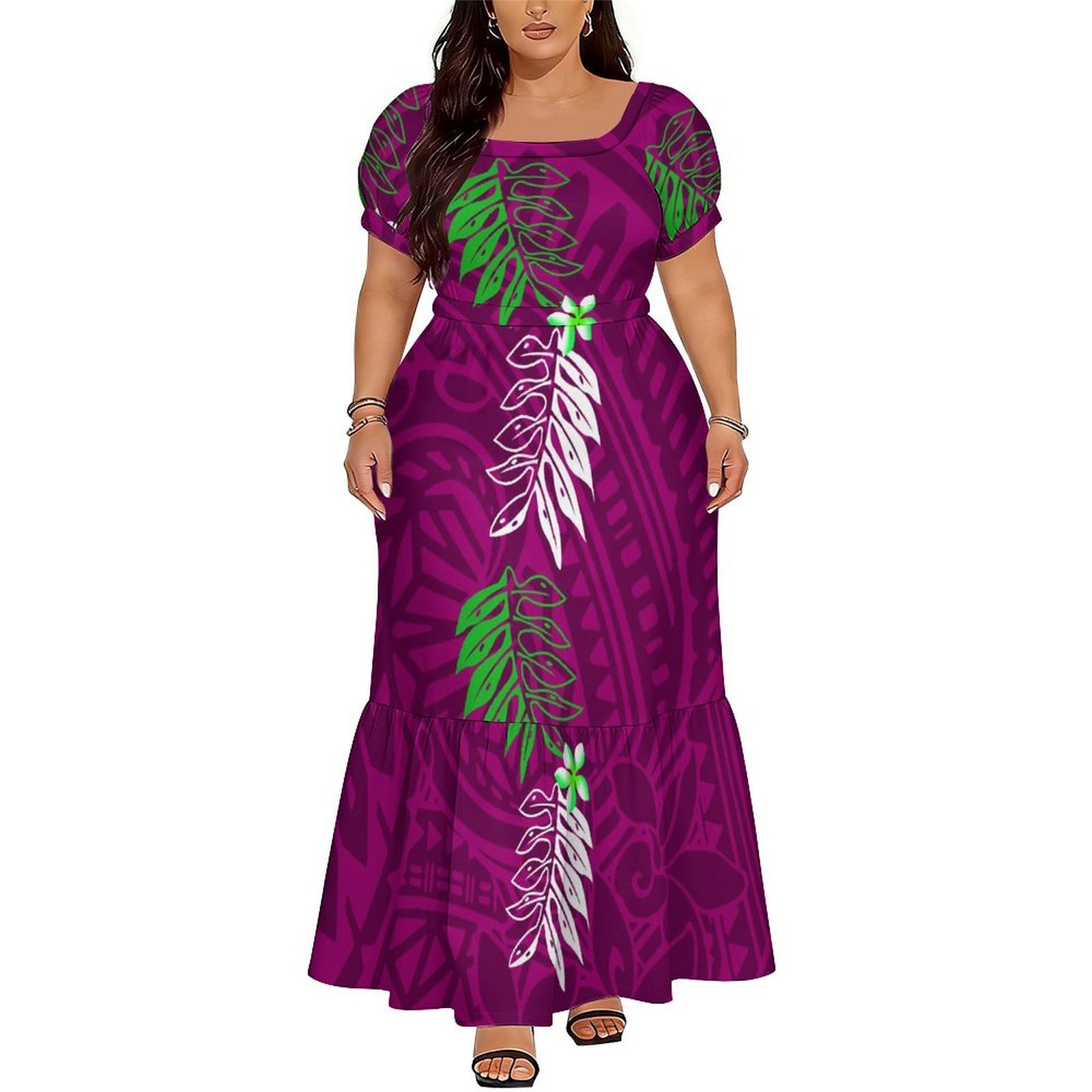 Polynesian Island Long Dress S - огляд і ціна Ethnic Gown