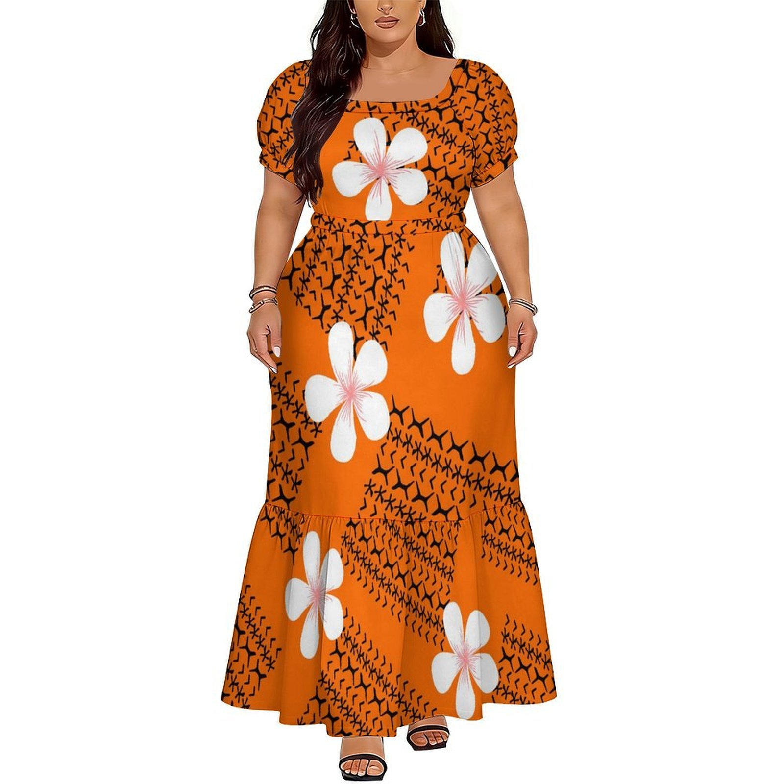 Polynesian Island Long Dress S - огляд і ціна Ethnic Gown