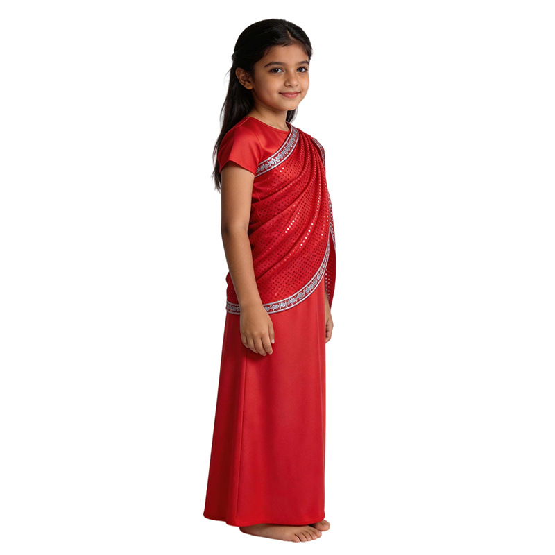 Girls Red Indian Ethnic Sequin - огляд і ціна Ethnic Gown