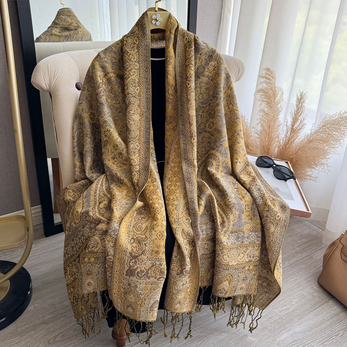 2025 Tassel Blanket Design Eth - огляд і ціна Winter Ethnic Fashion For Women