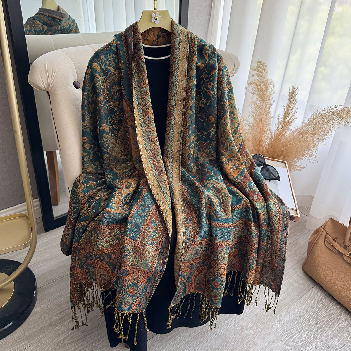 2025 Tassel Blanket Design Eth - огляд і ціна Winter Ethnic Fashion For Women