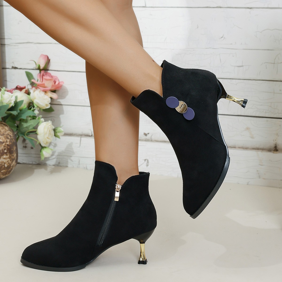 Pointed Toe Ethnic Style Fall/ - огляд і ціна Winter Ethnic Fashion For Women
