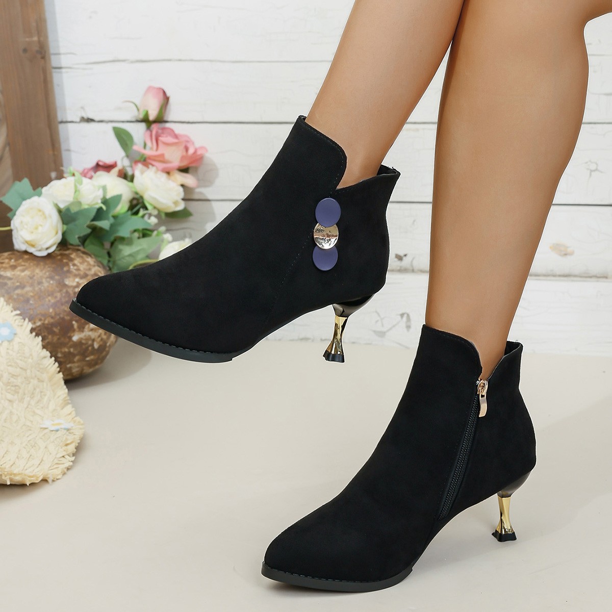 Pointed Toe Ethnic Style Fall/ - огляд і ціна Winter Ethnic Fashion For Women