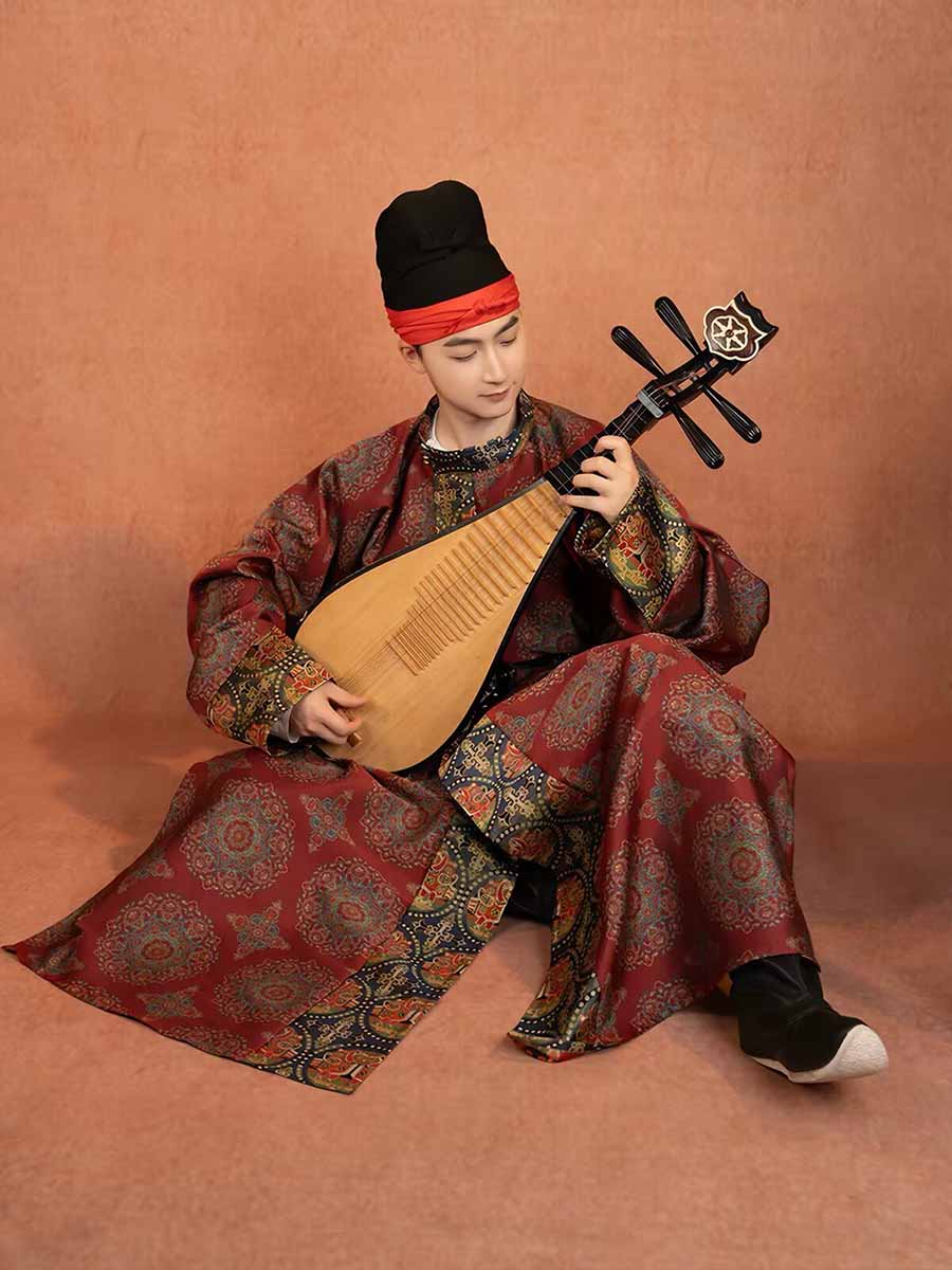 Men Vintage Tang Dynasty Hanfu - огляд і ціна Ethnic Gown